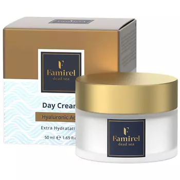 FAMIREL DEAD SEA Крем для лица дневной с гиалуроновой кислотой 50.0