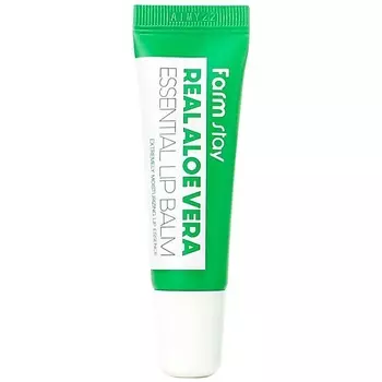 FARMSTAY Бальзам для губ с алоэ Real Aloe Vera Essential Lip Balm