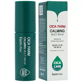 FARMSTAY Бальзам-стик для лица успокаивающий мультифункциональный с центеллой азиатской Cica Farm Calming Multi Balm