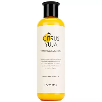 FARMSTAY Эмульсия для лица освежающая с экстрактом юдзу Citrus Yuja Vitalizing Emulsion
