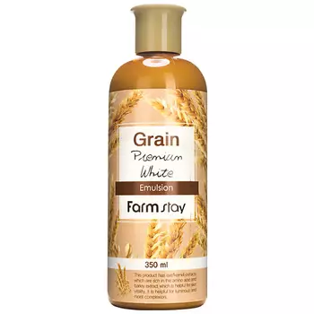 FARMSTAY Эмульсия для лица выравнивающая с экстрактом ростков пшеницы Grain Premium White Emulsion