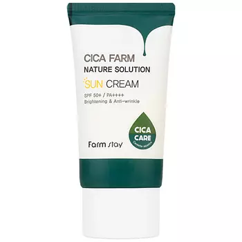 FARMSTAY Крем для лица солнцезащитный Cica Farm Nature Solution Eye Cream SPF50+ / PA++++