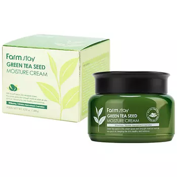 FARMSTAY Крем для лица Увлажняющий с семенами зеленого чая Green Tea Seed Moisture Cream