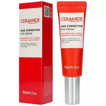 FARMSTAY Крем для молодости кожи вокруг глаз с керамидами и растительными экстрактами Ceramide Age Corrector Eye Сream