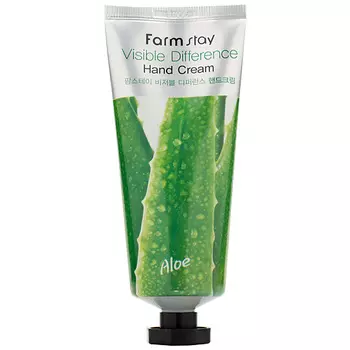 FARMSTAY Крем для рук с экстрактом алоэ Visible Difference Hand Cream Aloe