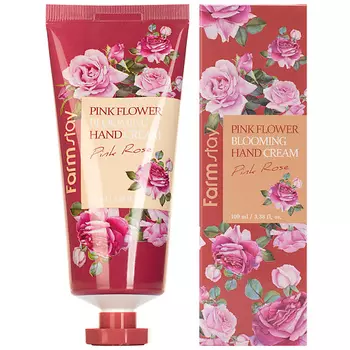 FARMSTAY Крем для рук с экстрактом розы Pink Rose Pink Flower Blooming Hand Cream