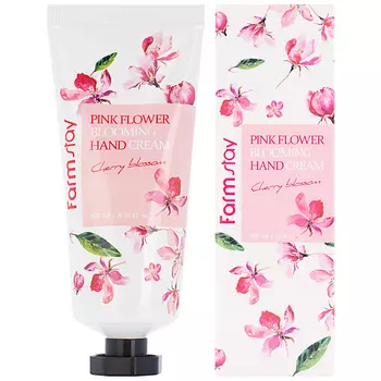 FARMSTAY Крем для рук с вишневым цветом Cherry Blossom Pink Flower Blooming Hand Cream