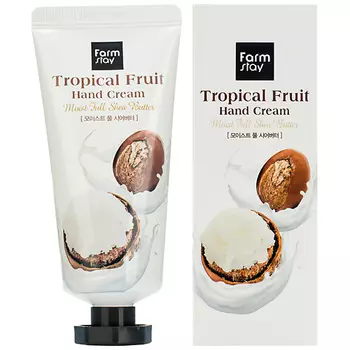 FARMSTAY Крем для рук суперпитательный с маслом ши Moist Full Shea Butter Tropical Fruit Hand Cream