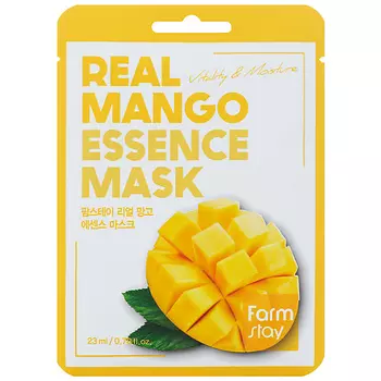 FARMSTAY Маска для лица тканевая с экстрактом манго Real Mango Essence Mask