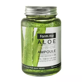 FARMSTAY Многофункциональная ампульная сыворотка с экстрактом алоэ All-In-One Ampoule Aloe