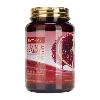 FARMSTAY Многофункциональная ампульная сыворотка с экстрактом граната All-In-One Ampoule Pome Granate