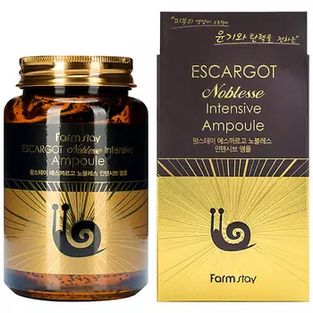 FARMSTAY Многофункциональное ампульное средство с экстрактом улитки Escargot Noblesse