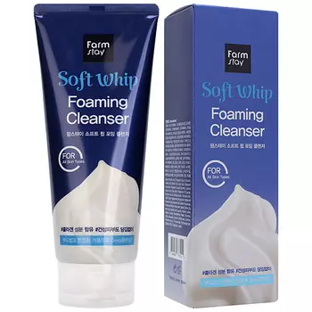 FARMSTAY Пенка для умывания мягкая очищающая Soft Whip Foaming Cleanser