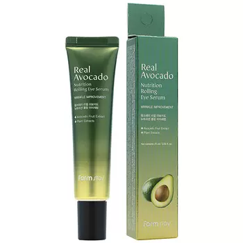 FARMSTAY Сыворотка-роллер для кожи вокруг глаз с экстрактом авокадо Real Avocado Nutrition Rolling Eye Cream