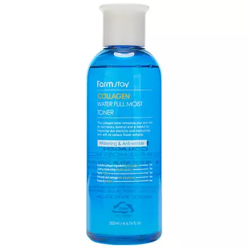 FARMSTAY Тонер для лица увлажняющий с коллагеном Collagen Water Full Moist Toner