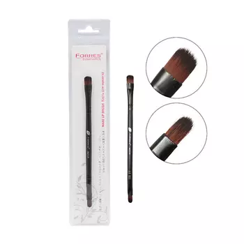 FARRES Кисть двусторонняя для подводки PROFESSIONAL 10