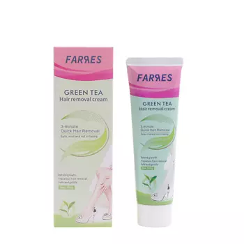 FARRES Крем для депиляции с экстрактом зеленого чая 100.0