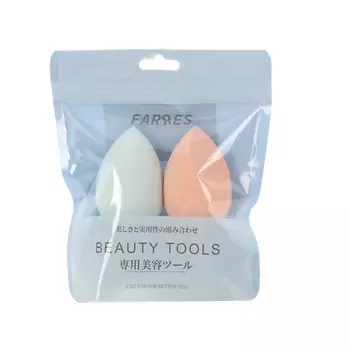 FARRES Набор 2 безлатексных спонжа для макияжа