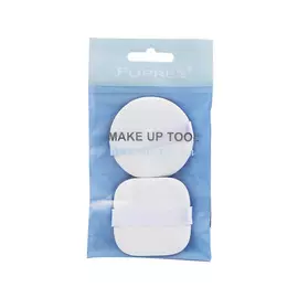 FARRES Набор плоских спонжей для макияжа круглый + квадратный