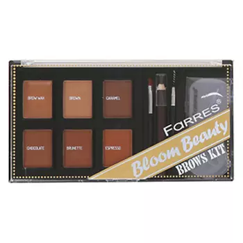 FARRES Набор теней для бровей матовый 5 в 1