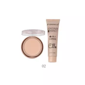 FARRES Набор тональный крем + пудра 2 в 1