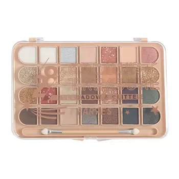 FARRES Палетка теней для век COLOUR TREASURE 28 цветов