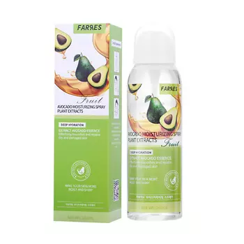 FARRES Спрей для макияжа фиксирующий "Avocado" с гиалуроновой кислотой 160.0