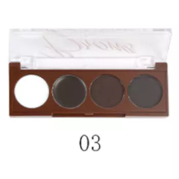 FARRES Тени для бровей "Perfect Brows" 4 цвета