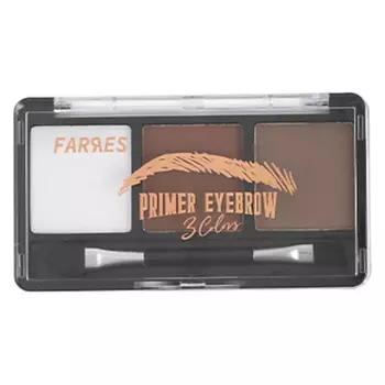 FARRES Тени для бровей "Primer Eyebrow" 3 цвета
