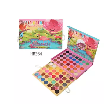 Farres Тени для век 70 цветов FLAMINGO