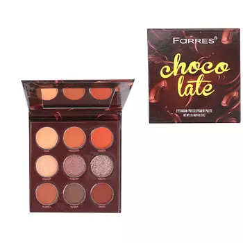 FARRES Тени для век 9 цветов TASTY