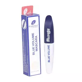 FARRES Тушь для ресниц синяя BLUE VOLUME с пушистой щеточкой
