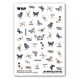 FASHION NAILS Слайдер дизайн для ногтей "Butterflies"