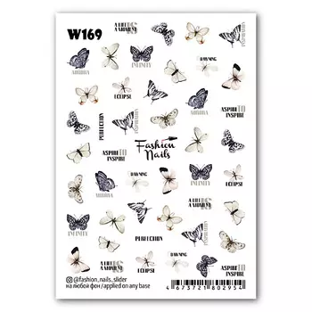 FASHION NAILS Слайдер дизайн для ногтей "Butterflies"