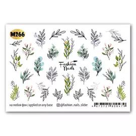 FASHION NAILS Слайдер дизайн для ногтей "Нежность"