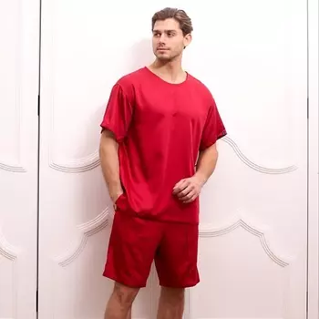 FATLAN Пижама: Футболка + Шорты "Vinous" UNISEX