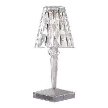 ФАZА Настольная лампа, Светильник CTL1-USB Настольный прозрачный кристалл