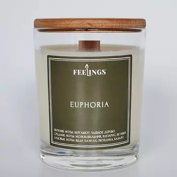 FEELINGS Свеча ароматическая из соевого воска "Euphoria"