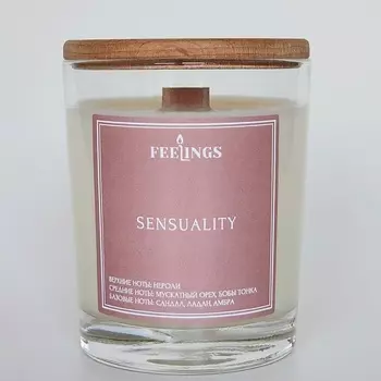 FEELINGS Свеча ароматическая из соевого воска "Sensuality"