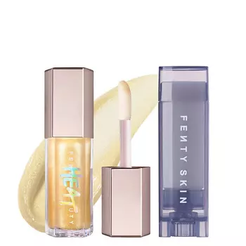 FENTY BEAUTY Набор для губ GLOSS BOMB HEAT X LUX BALM