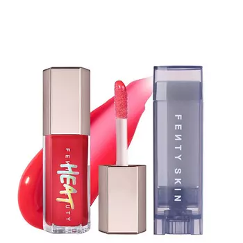 FENTY BEAUTY Набор для губ GLOSS BOMB HEAT X LUX BALM