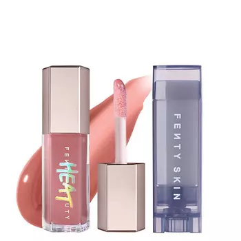 FENTY BEAUTY Набор для губ GLOSS BOMB HEAT X LUX BALM