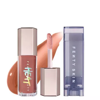 FENTY BEAUTY Набор для губ GLOSS BOMB HEAT X LUX BALM