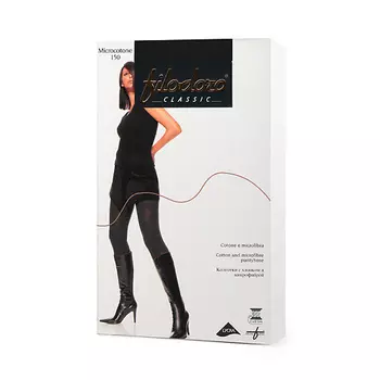 FILODORO Колготки женские 150 ден Microcotton Nero