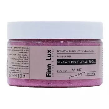 FINNLUX Скраб для тела "Strawberry cream+sugar" 300.0