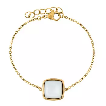 FIORE LUNA Браслет Куб SHELL WHITE