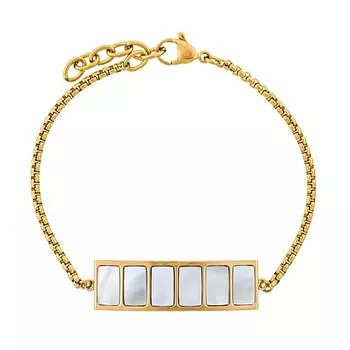 FIORE LUNA Браслет Пирамида SHELL WHITE