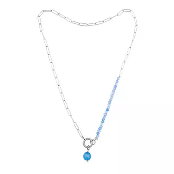 FIORE LUNA Колье AGAT BLUE