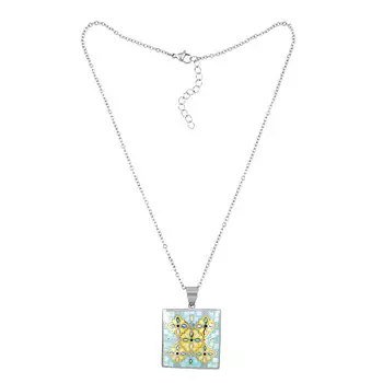 FIORE LUNA Колье ENAMEL BLUE