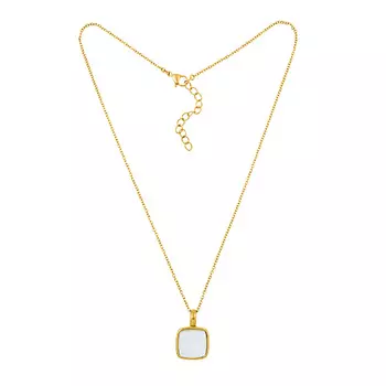 FIORE LUNA Колье Куб SHELL WHITE